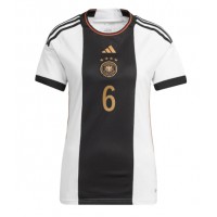 Camisa de time de futebol Alemanha Joshua Kimmich #6 Replicas 1º Equipamento Feminina Mundo 2022 Manga Curta